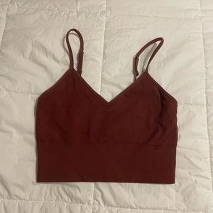 Final offer! Zella maroon crop top